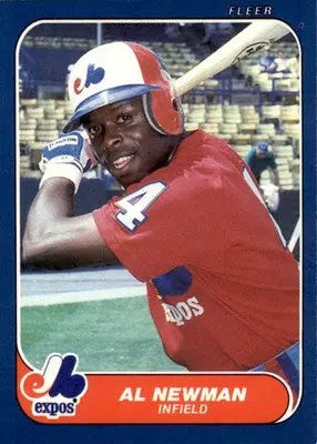 Al Newman - 1986 Fleer Update - #U-80 - Baseball - Baseball Card Single