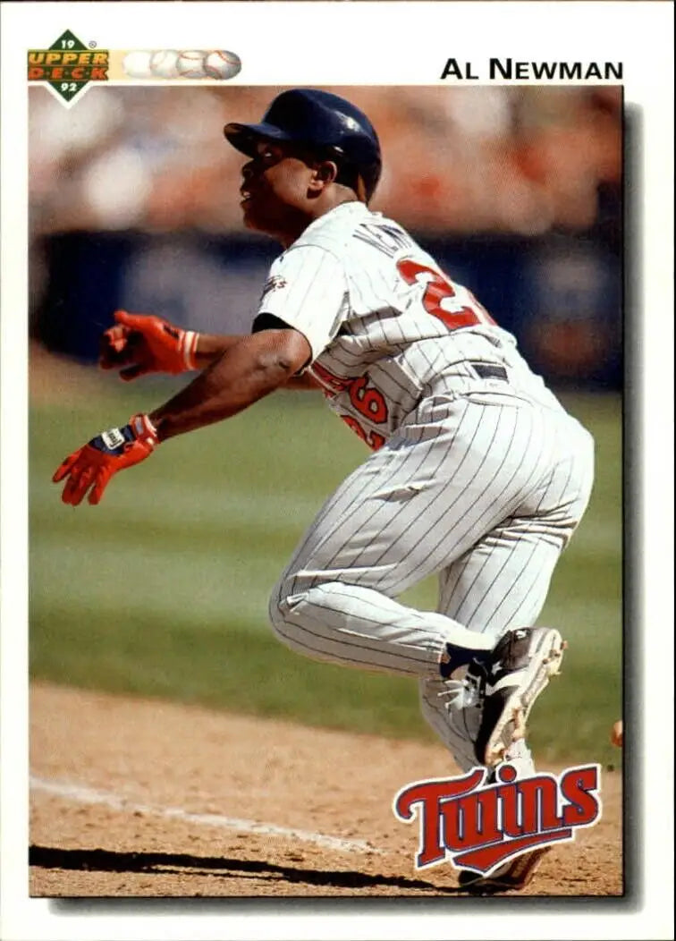 Al Newman 1992 Upper Deck MLB #293 Baseball Card Minnesota Twins - Baseball Card Single