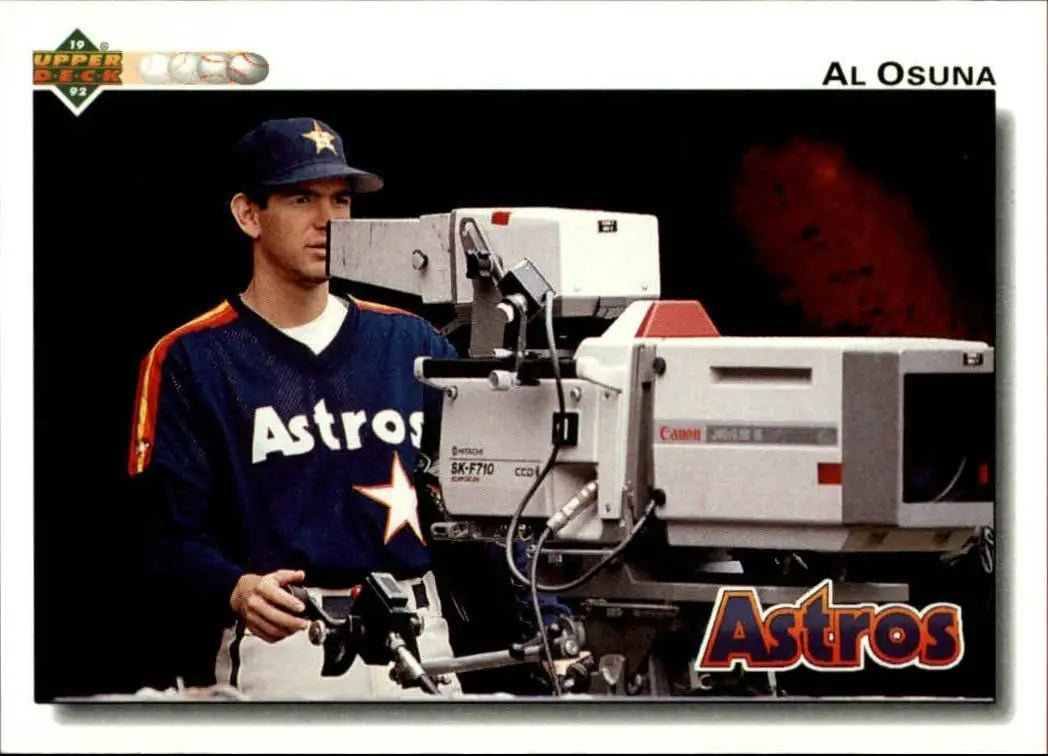 Al Osuna 1992 Upper Deck MLB #259 Baseball Card Houston Astros - Baseball Card Single