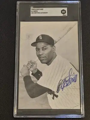 Al Smith Signed Photo Postcard SGC Certified Autograph Chicago White Sox - Sports Memorabilia