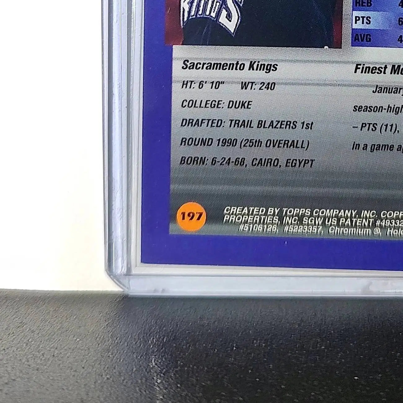 Alaa Abdelnaby 1994-95 Topps Finest #197 Basketball Card