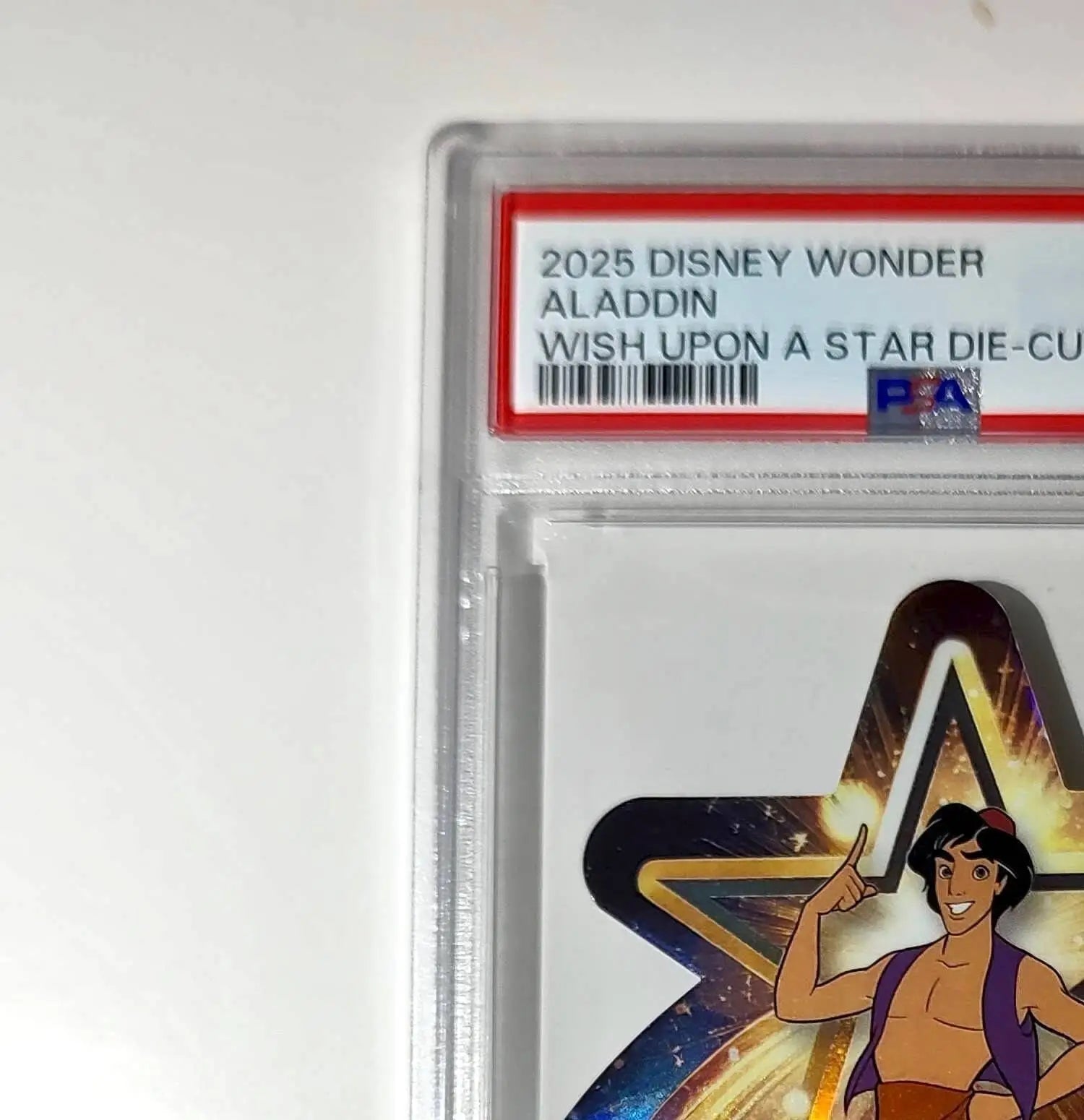 Aladdin 2025 Topps Chrome Disney #W-5 Wish Upon A Star Die Cut Aladdin PSA 9 - Non-Sports Card Single