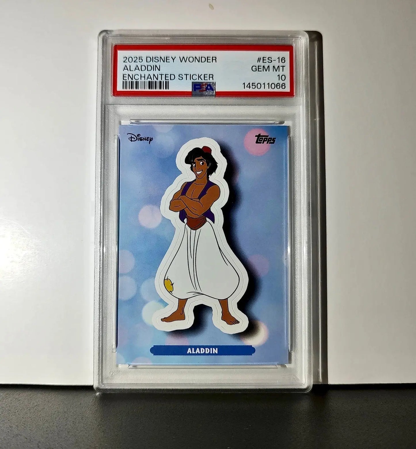 Aladdin 2025 Topps Disney #ES-16 Enchanted Sticker Card Aladdin PSA 10 - Non-Sports Card Single