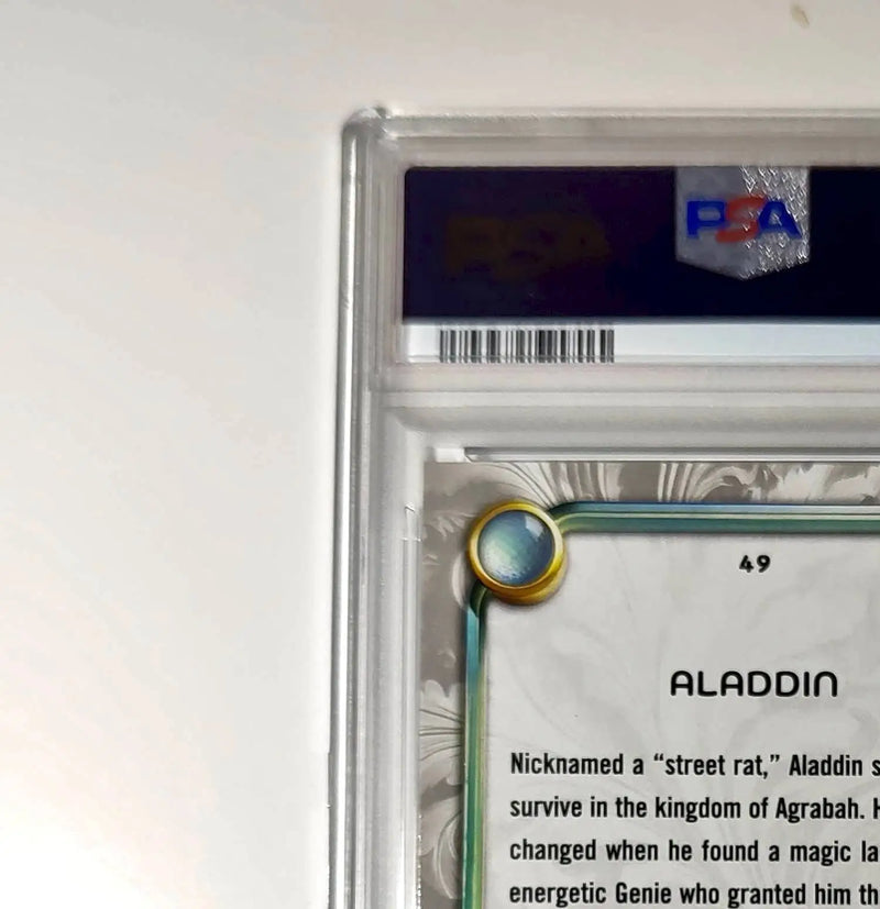 Aladdin 2025 Topps Disney Wonder #49 Winter Variant Card Aladdin PSA 8 - Non-Sports Card Single