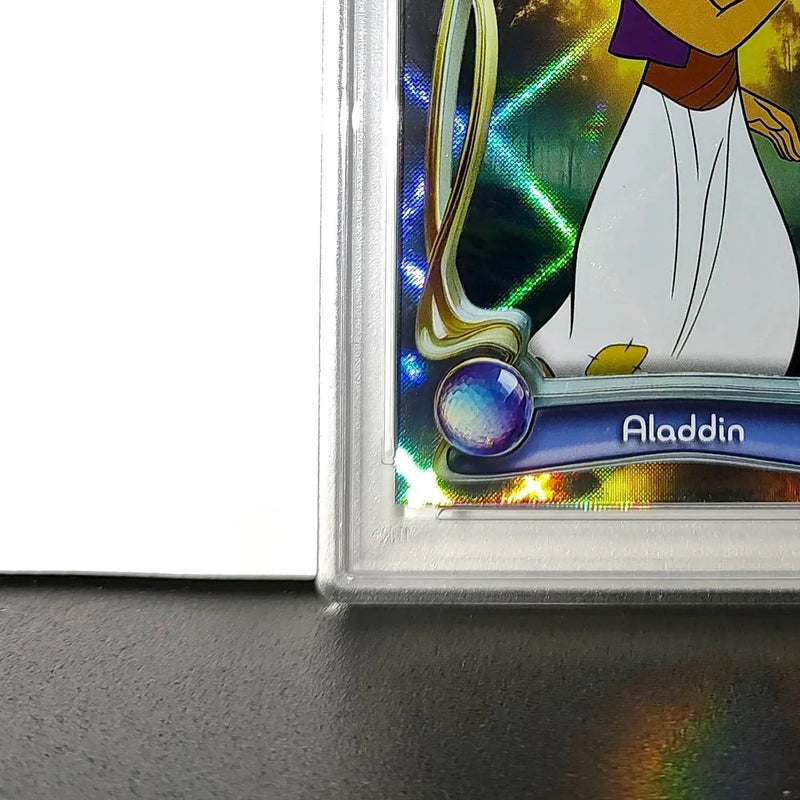 Aladdin 2025 Topps Disney Wonder #49 Winter Variant Card Aladdin PSA 8 - Non-Sports Card Single