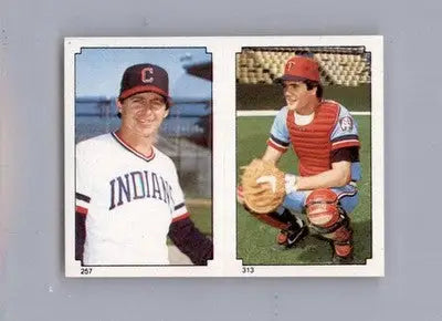 Alan Bannister / Dave Engle - 1984 Topps Stickers - #257 / 313 - Baseball - Baseball Card Single