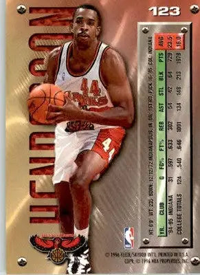 Alan Henderson - 1995-96 Metal - #123 - RC Basketball - Basketball Card Single