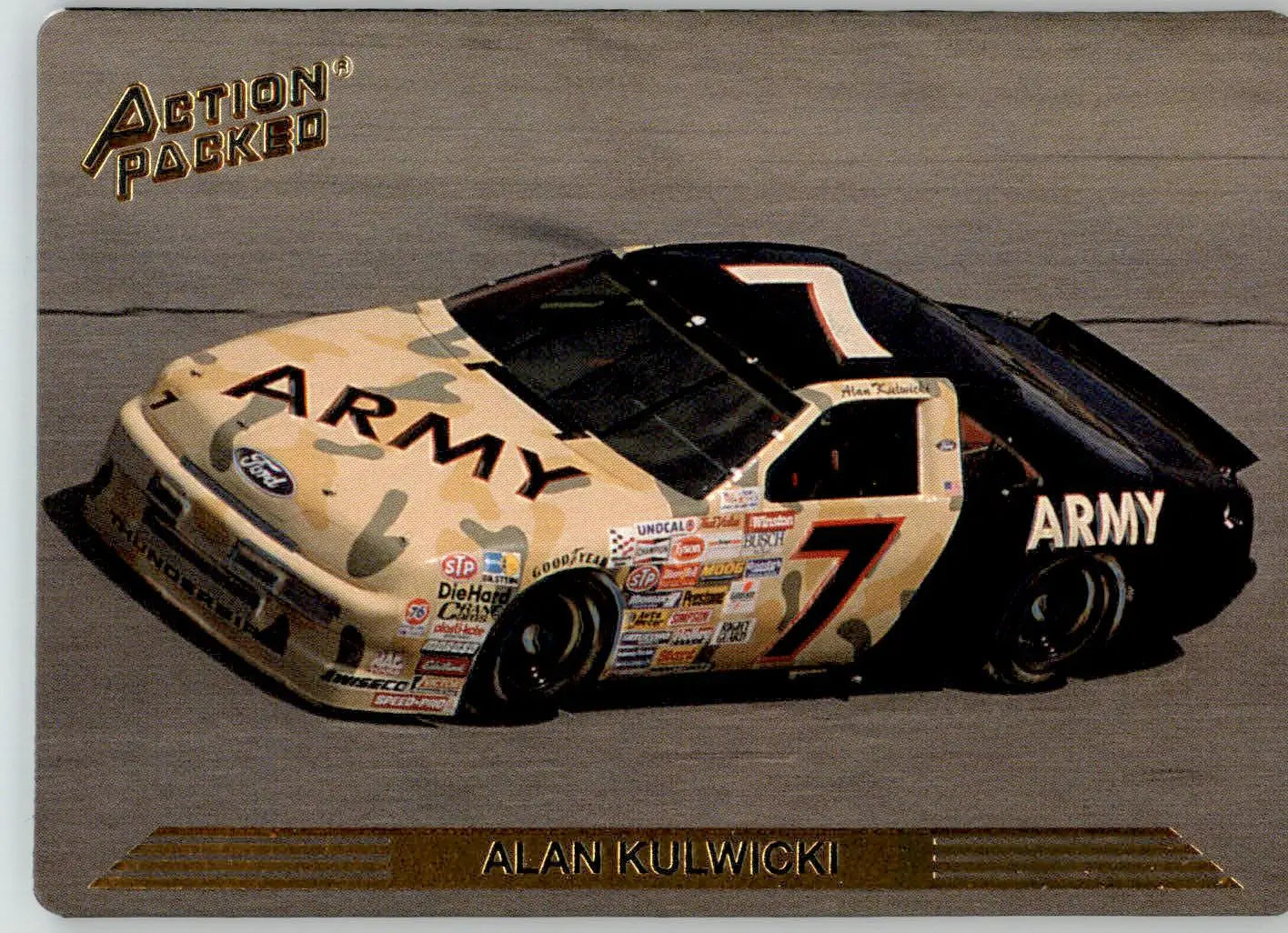 Alan Kulwicki - 1993 Action Packed - #AK6 - Alan Kulwicki Racing - Racing Card Single