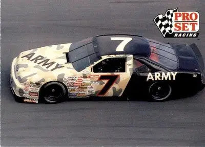 Alan Kulwicki Army Car - 1991 Pro Set - #134 - Racing - Racing Card Single