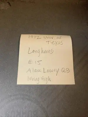 Alan Lowry 1972 Texas Longhorns Dave Campbell Texas Football 8x10 Proof Photo - Sports Memorabilia