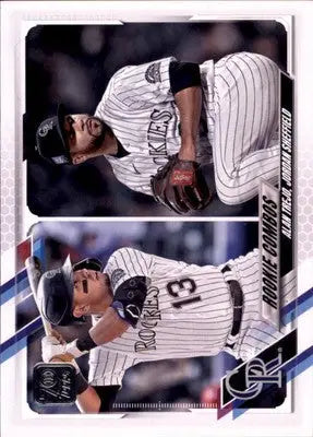 Alan Trejo / Jordan Sheffield RCOM Rookie 2021 Topps Update #US16 Rockies - Baseball Card Single