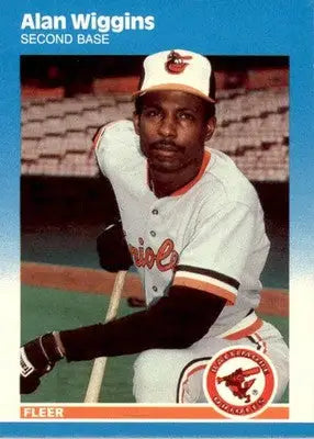 Alan Wiggins - 1987 Fleer Update - #U-124 - Baseball - Baseball Card Single