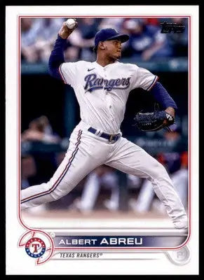Albert Abreu 2022 Topps Update #US101 Texas Rangers - Baseball Card Single