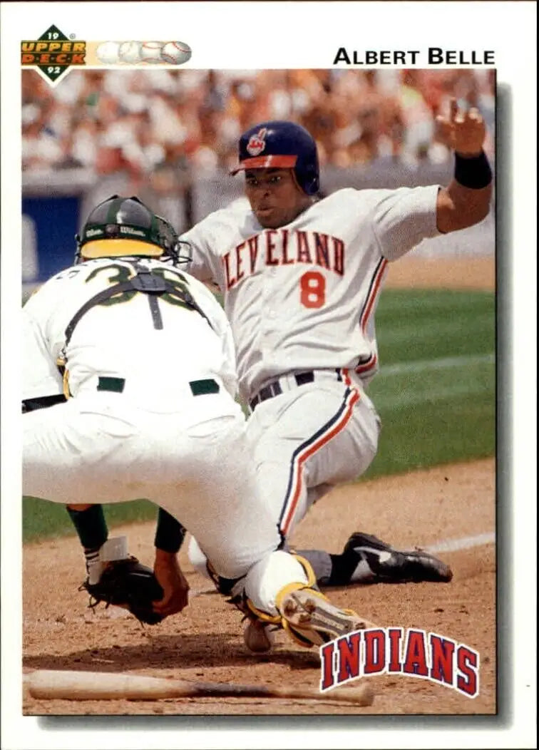 Albert Belle 1992 Upper Deck MLB #137 Baseball Card Cleveland Indians - Baseball Card Single