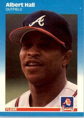 Albert Hall - 1987 Fleer Update - #U-39 - Baseball - Baseball Card Single