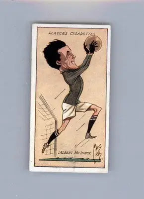 Albert McInroy - 1927 Player’s Football Caricatures By Mac - #24 - Soccer