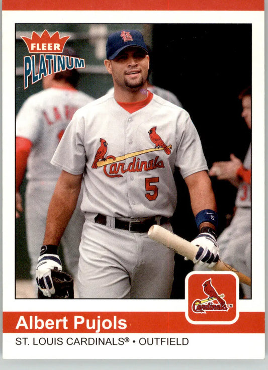 Albert Pujols - 2004 Fleer Platinum - #5 - Baseball - Baseball Card Single