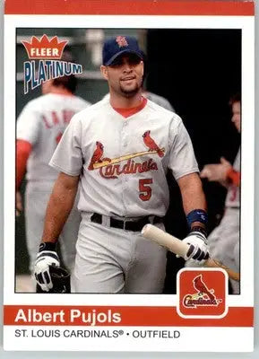 Albert Pujols - 2004 Fleer Platinum - #5 - Baseball - Baseball Card Single