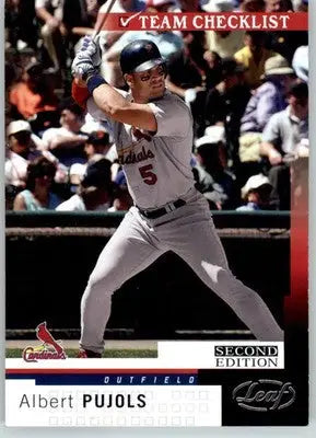 Albert Pujols - 2004 Leaf - #299 - Baseball - Baseball Card Single