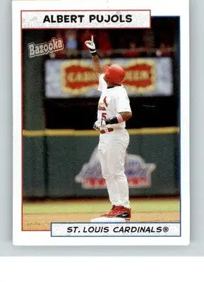 Albert Pujols - 2005 Bazooka - #124 - Baseball - Baseball Card Single