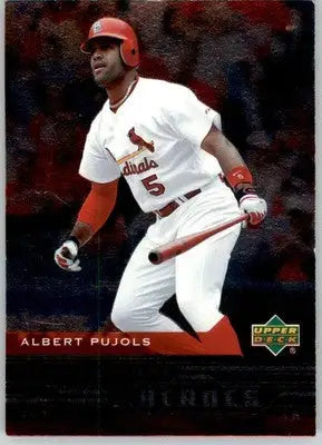 Albert Pujols - 2005 Upper Deck - #WS-41 - World Series Heroes Baseball - Baseball Card Single
