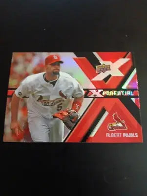 Albert Pujols 2008 Upper Deck X #X-AP Xponential S.L. Cardinals. NRMT+