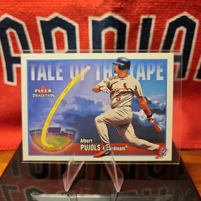 ALBERT PUJOLS (St. Louis) 2003 FLEER UPDATE TALE OF THE TAPE CARD #U279 - Baseball Card Single