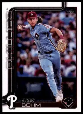 Alec Bohm 2025 Topps #7 Philadelphia Phillies - Baseball Card Single