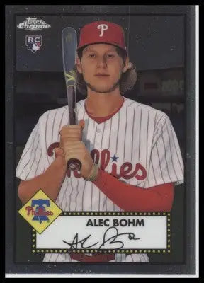 Alec Bohm Rookie 2021 Topps Chrome Platinum Anniversary #1 Philadelphia Phillies - Baseball Card Single