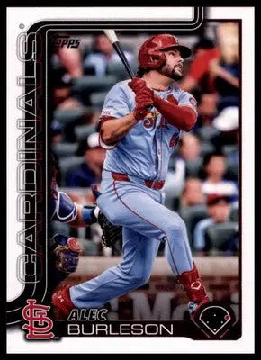 Alec Burleson 2025 Topps #41 St. Louis Cardinals - Baseball Card Single