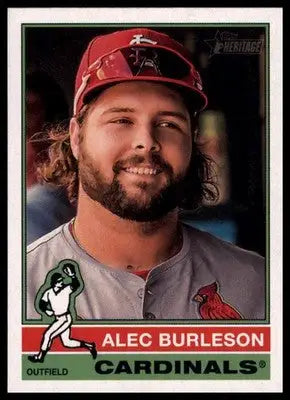 Alec Burleson 2025 Topps Heritage #98 St. Louis Cardinals - Baseball Card Single