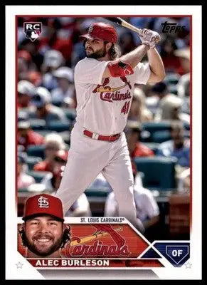 Alec Burleson Rookie 2023 Topps #622 St. Louis Cardinals - Baseball Card Single