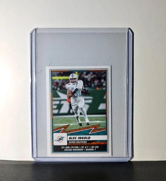 Alec Ingold 2025 Panini NFL #60 Sticker Miami Dolphins - Football Card Single