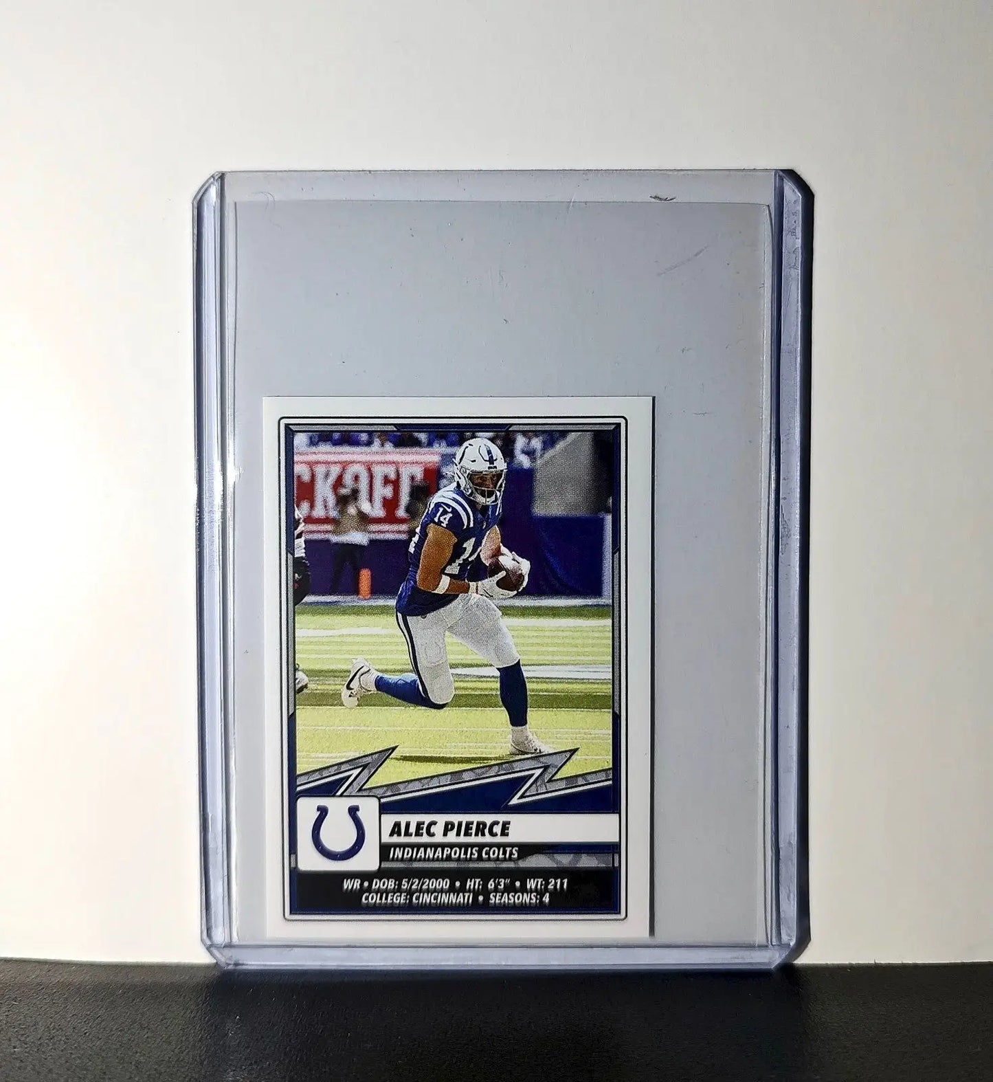Alec Pierce 2025 Panini NFL #189 Sticker Indianapolis Colts