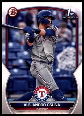 Alejandro Osuna 2023 Bowman Prospects #BP-131 Texas Rangers - Baseball Card Single
