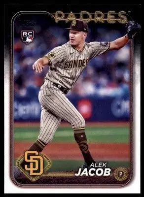 Alek Jacob Rookie 2024 Topps Update #US66 San Diego Padres - Baseball Card Single