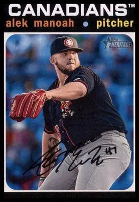 Alek Manoah 2020 Topps Heritage Minor League #68 Vancouver Canadians - Baseball Card Single