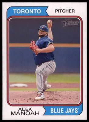 Alek Manoah 2023 Topps Heritage #121 Toronto Blue Jays - Baseball Card Single