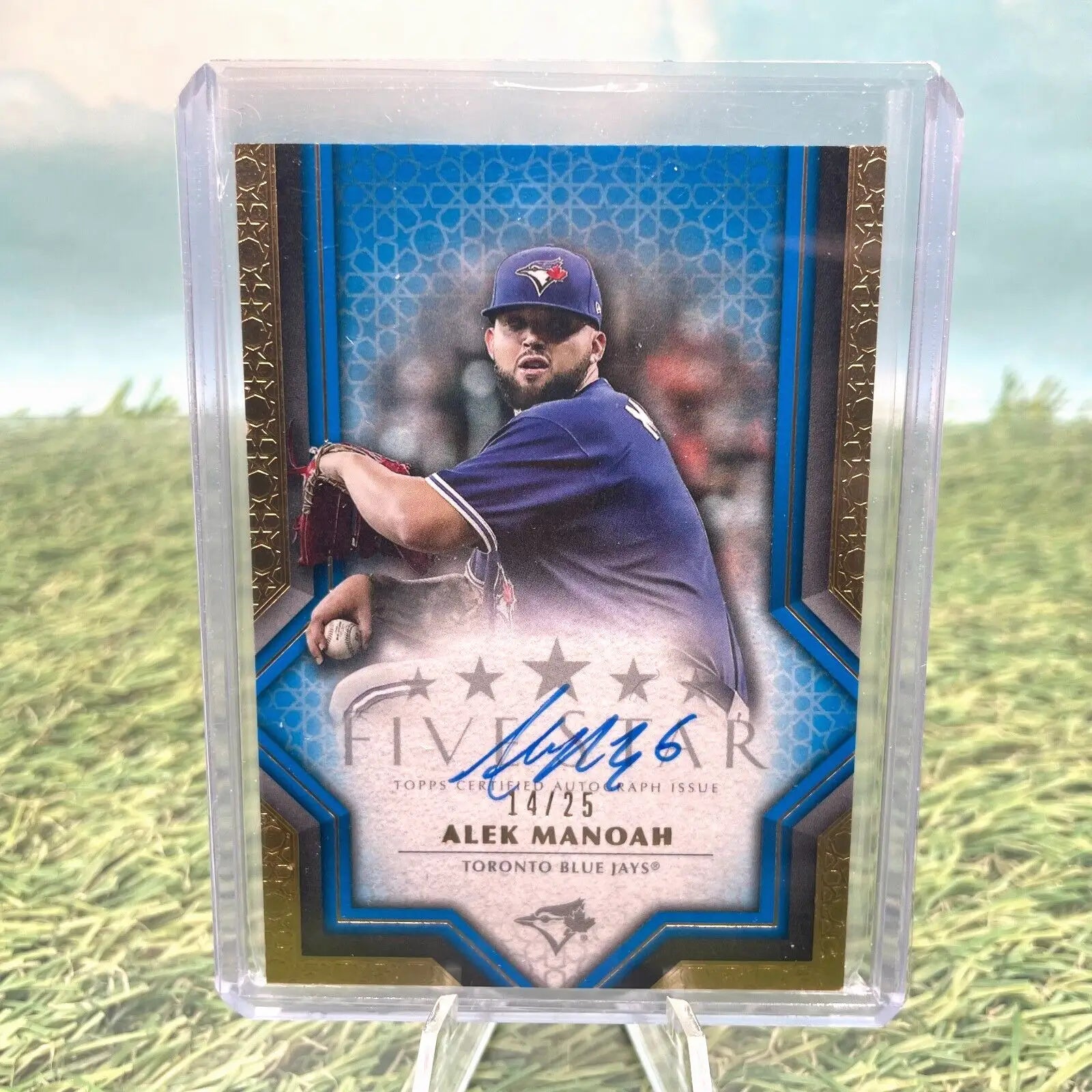 Alek Manoah -Blue Auto /25- 2023 Topps Five Star -Toronto Blue Jays - Baseball Card Single