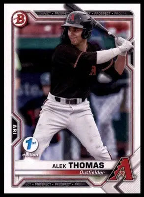 Alek Thomas 2021 Bowman 1st Edition #BFE-31 Arizona Diamondbacks - Baseball Card Single