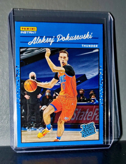 Aleksej Pokusevski 2020-2021 Panini NBA #17 Rated Rookie Retro Card 1/3558 - Basketball Card Single