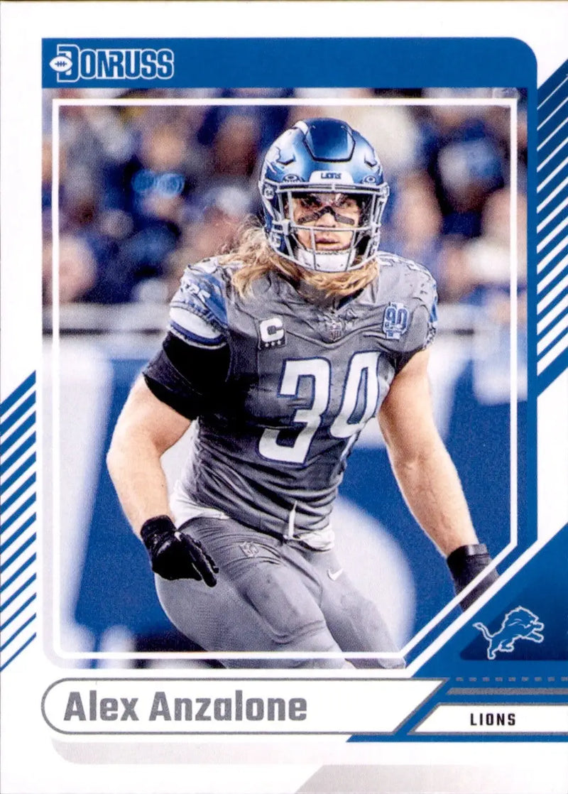 Alex Anzalone 2024 Detroit Lions Football Card NFL Sports You Pick Choose CYS - 2024 Panini Donruss #81 - Football Card