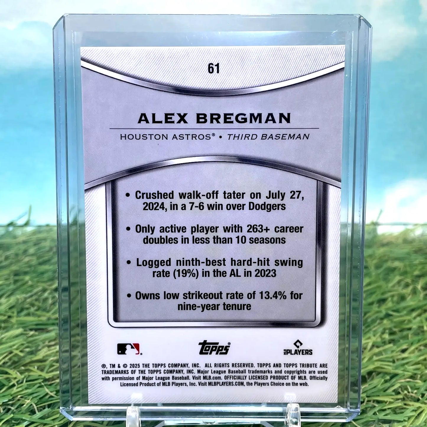 Alex Bregman 2025 Topps Tribute Base #61 - Baseball Card Single