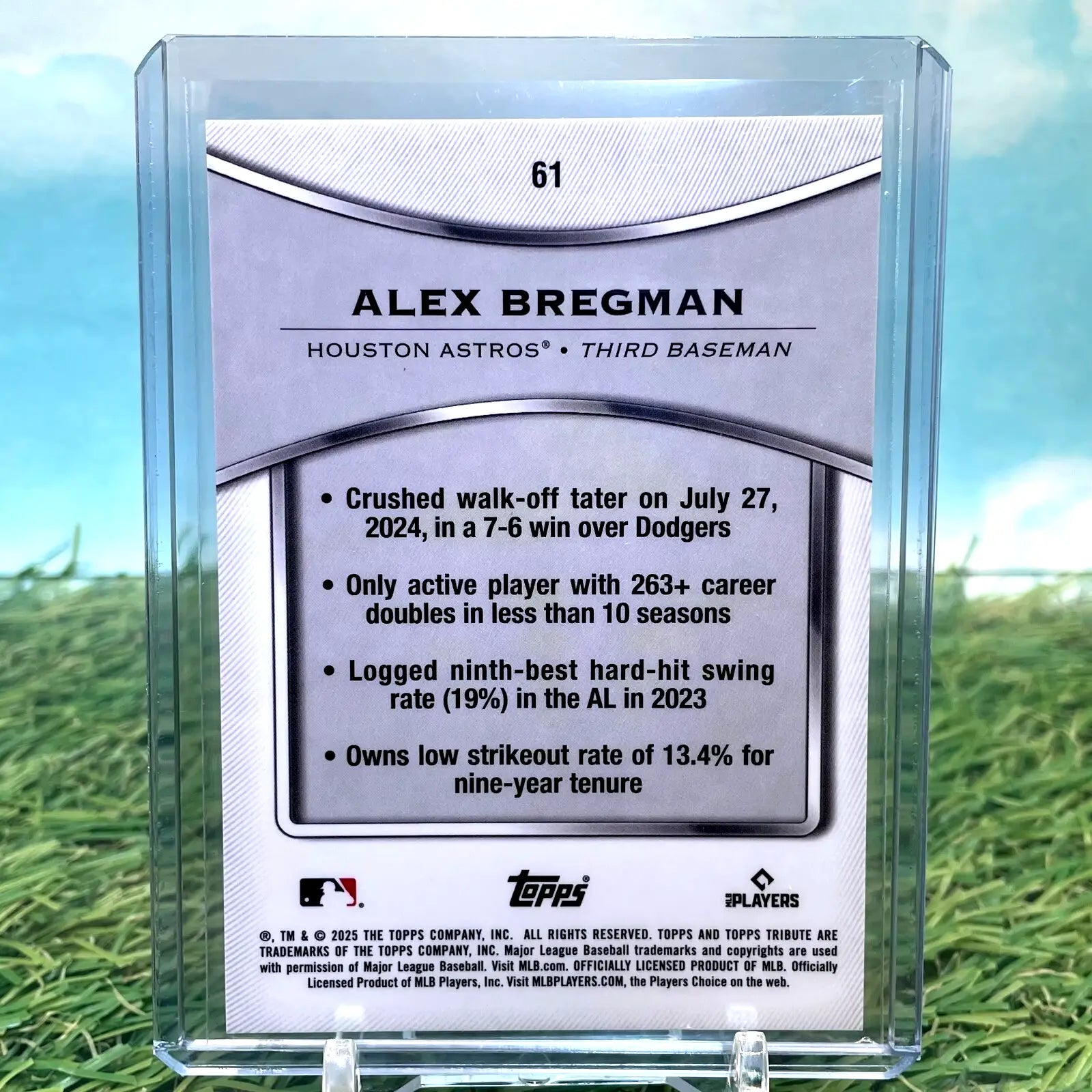 Alex Bregman 2025 Topps Tribute Base #61 - Baseball Card Single