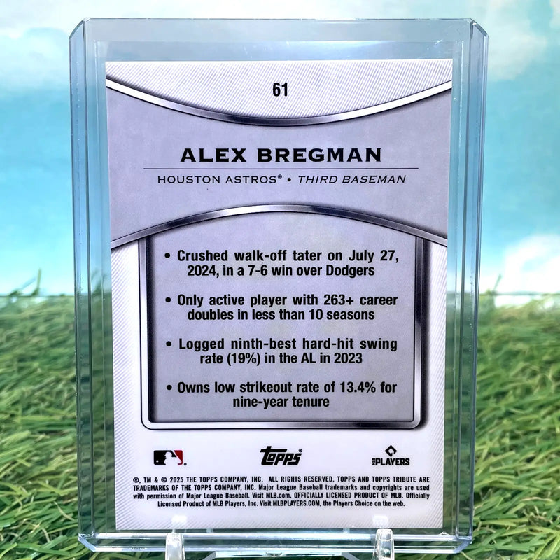 Alex Bregman 2025 Topps Tribute Base #61 - Baseball Card Single
