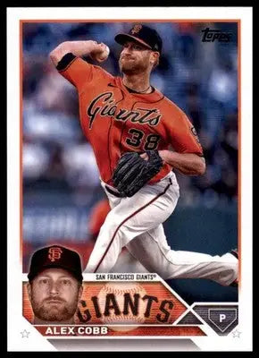 Alex Cobb 2023 Topps #108 San Francisco Giants - Baseball Card Single