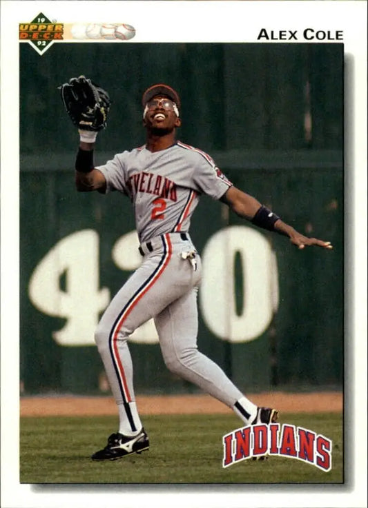 Alex Cole 1992 Upper Deck MLB #197 Baseball Card Cleveland Indians - Baseball Card Single