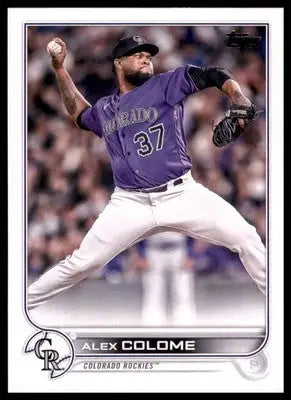 Alex Colome 2022 Topps Update #US325 Colorado Rockies - Baseball Card Single