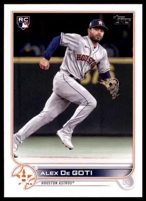 Alex De Goti Rookie 2022 Topps Update #US29 Houston Astros - Baseball Card Single