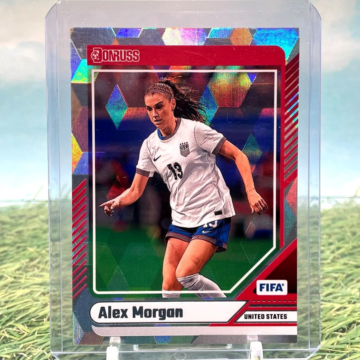 Alex Morgan 2024-25 Donruss FIFA CUBIC PARALLEL Card #168 USA - Soccer Card Single